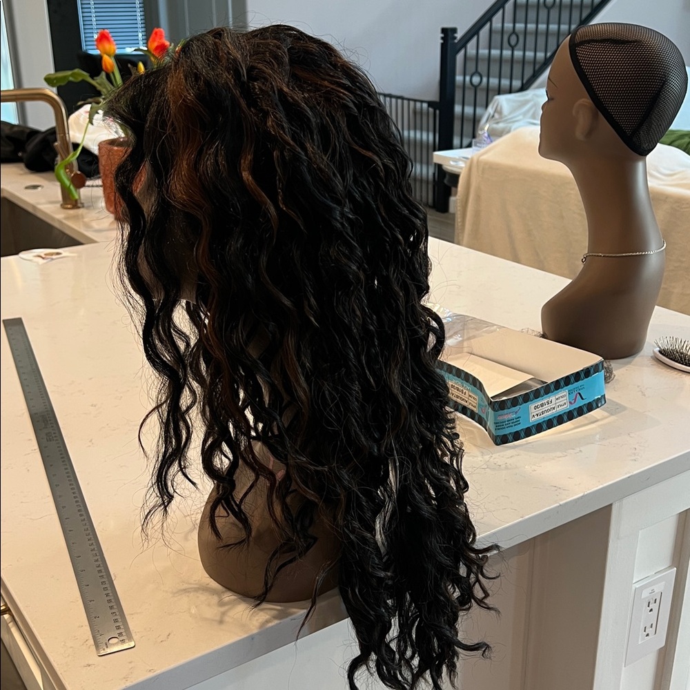Vivica Fox Hair Augusta Lace front wig 1b/30